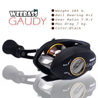 อุปกรณ์ตกปลา WEEBASS รอก - รุ่น GAUDY (หมุนซ้าย) รอกตกปลา รอกเบททรงหยดน้ำ