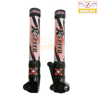 กระบอกโช๊คหน้า X-SPEED WAVE โช๊ค ZX เยื้อง หัวดำ สีแดง