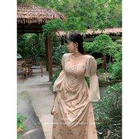 ความงามกำลังร้องไห้!![ Osmanthus Lane Zen New Chinese Style] Summer New Sling Dress Cardigan Women