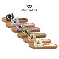 【อากาศร้อนใหม่】หลังจากเวลาผ่านไป♟❣MICHAELA รองเท้าส้นเตี้ยสุดชิคสำหรับผู้หญิงเปิดนิ้วเท้า,2Q MSH62207เดินริมชายหาดสำหรับเดินทาง