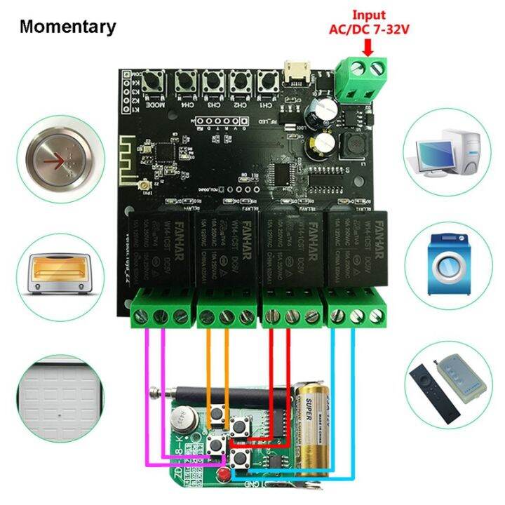 4ch-tuya-switch-wifi-switch-module-wireless-relay-smart-life-app-remote-control-smart-timer-for-smart-home-for-alexa