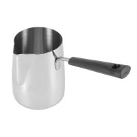 Stainless Steel Butter and Coffee Warmer,Turkish Coffee Pot,Mini Butter Melting Pot and Milk Pot with Spout