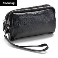 Famous nds Genuine Cowhide Leather Women Day Clutch Bags Handbags Women Ladies Wristlet Clutch Wallet Evening Party Bag