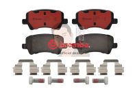 P24 078C ผ้าเบรก-R-แท้ BREMBO รุ่น Ceramic : VOLVO S80 (II) 2.4D ปี06-&amp;gt; " เครอป อะไหล่ยนต์"