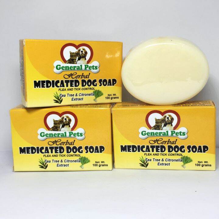 [SOUTH VET] Herbal Medicated dog soap Flea and Tick Control 100g