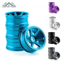 4pcs Aluminum Alloy Wheel 1/10 Flat Running Drift Climbing Car Wheel Compatible For HSP 94122 94123 CS D4 TT02