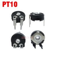 5pcs Potentiometer PT10-1K 2K 5K 10K 50K Horizontal Arrow Hole Potentiometer