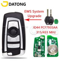 Datong World กุญแจรถระยะไกลควบคุมสำหรับ BMW E38 E39 E46 M5 X3 X5 Z3 Z4 EWS 315/433Mhz ชิป PCF7935 ID44แบบพับได้อัพเกรด