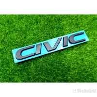 โลโก้ CIVIC รุ่นFD สีดำด้าน สำหรับติดท้ายรถ