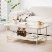 Spot parcel post Changhong Glass Tea Table Light Luxury Modern Living Room Home Balcony Small Apartment Japanese Double Storage Storage Small Table