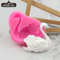 Silicone Mold Swan Fondant