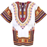 Dashiki African Shirt Cotton Hiphop เสื้อจังโก้ เสื้ออินเดีย เสื้อแอฟริกา เสื้อฮิปฮอป เสื้อโบฮีเมียน ad12wv2 เสื้อสงกรานต์ สงกรานต์