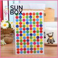 SUN BOX 1120pcs แฟชั่น การปรุงแต่ง ของเล่นเด็ก หัตถกรรม ทำบุญตักบาตร หน้ายิ้ม สติ๊กเกอร์คำซ้ำ ตกแต่งสมุดภาพ