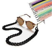 【LZ】✖❏♠  Acrílico Candy Cor Óculos De Sol Correntes Óculos Cadeia Correias Chunky Lanyards Cordão Do Pescoço Óculos Titular Cord Novo