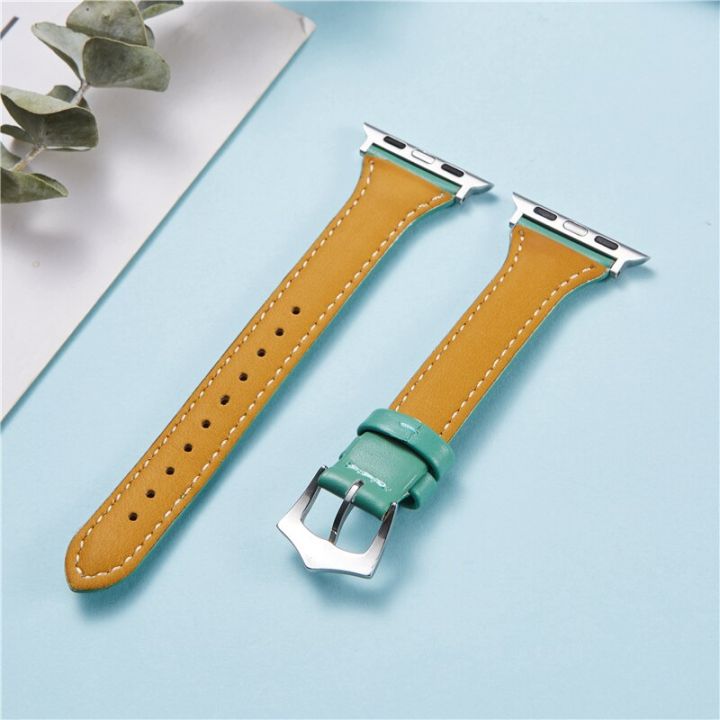 lovely-genuine-leather-women-watchband-for-apple-watch-8-7-6-se-5-4-3-girl-bracelet-38-40-41mm-iwatch-straps-42-44-45-49mm-straps