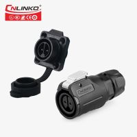 【✨】 edwyzb Cnlinko M16 2pin 3pin 4pin 5pin 7pin 8pin 9pin แผง Mount Socket เชื่อมต่อตัวเชื่อมต่อไฟฟ้ากันน้ำการบินอะแดปเตอร์