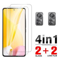 เคสกระจกสำหรับ Xiaomi นิรภัย4in1 Mi12 6.55เลนส์นิ้ว12lite สวิตช์ไฟแบบสัมผัส Lite 12 Protector Xiomi Camera Lite