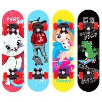 สเก็ตบอร์ด [60*15*10cm] ของเด็ก Skateboard สเก็ตบอร์ดแท้ๆ ล้อเรืองแสง สเก็ตบอร์ดเด็ก 2-8 ปี ผู้เริ่มต้นวัยรุ่นชายและหญิงสกู๊ตเตอร์ก