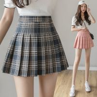 albertt ?Skirts?กระโปรงยีนส์สั้นผ้ายืดกระ กระโปรงพลีทสั้น สีพื้น สำหรับผู้หญิง ไซซ์ S-XXXL SD4090