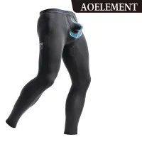 AOELEMENT ชิ้นฤดูใบไม้ร่วงฤดูหนาวแยกผู้ชายฤดูใบไม้ร่วงกางเกงกิริยาถุงอัณฑะลำต้นเยาวชนบางแน่น 4XL 092