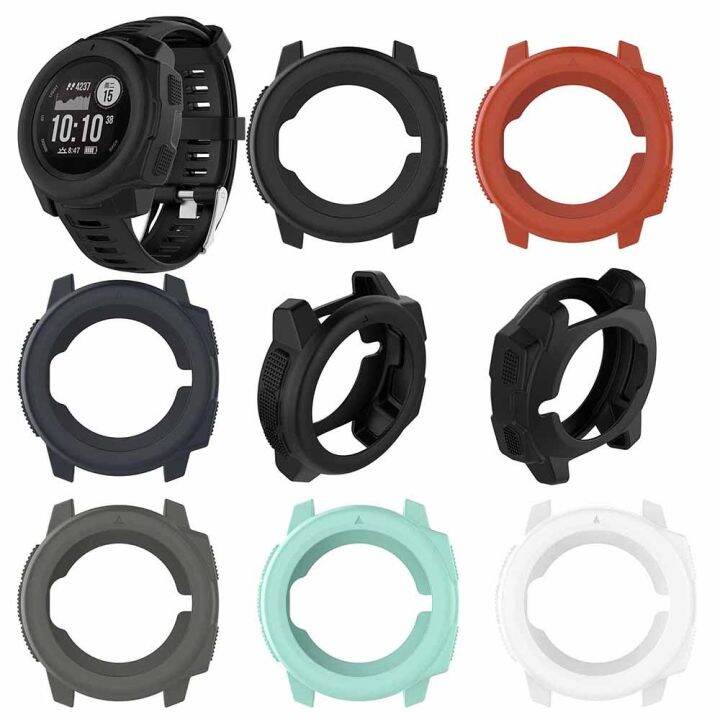 silicone-protector-case-for-garmin-instinct-soft-protective-shell-cover-frame