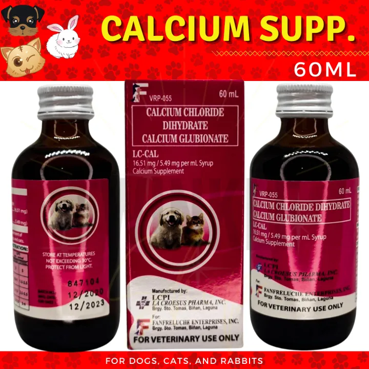LC Cal Calcium Supplement for Dogs and Cats ♥ 60ml ♥ Lazada PH