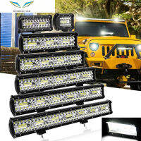 Tripcraft ไฟ LED ทำงานแผง LED บาร์4-28 Inci,ไฟ LED ไฟคอมโบสำหรับบอท Traktor ออฟโรด4X4 Lori SUV ATV