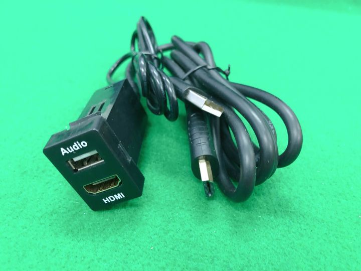 ชุดสายต่อสัญญาณhdmi-usbต่อเครื่องเสียงรถยนตร์toyota