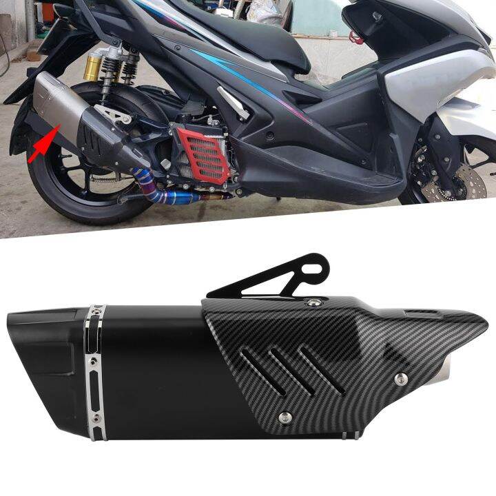 universal-รถจักรยานยนต์ระบบท่อไอเสีย-muffler-หางท่อคาร์บอนไฟเบอร์สี-fit-สำหรับ-honda-cbr250rr-cbr500r