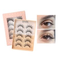 5 Pairs Self Adhesive False Eyelashes Lightweight Comfortable Natural No Glue Easy to Use Reuseable Washable Health 6 Styles