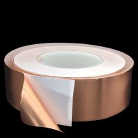 ✆№ 20 Meters Single Side Conductive Copper Foil Tape Strip Adhesive EMI Shielding Heat Resist Tape 2mm 3mm 4mm 5mm 6mm 8mm 10mm