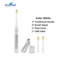 2021Seago Electric Toothbrush Electric Sonic Wave Rechargeable Smart Teeth Brush Head Replaceable Whiten Teeth Massage Gum 5 Modes