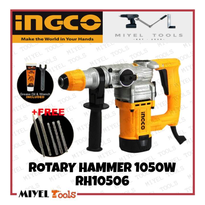 INGCO Rotary Hammer Chipping Gun SDS 1050W RH10506 | Lazada PH