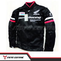 เสื้อการ์ด Honda รุ่น Honda - 510 ผ้า Oxford แบบตาข่าย เกราะอ่อน เกราะแข็ง การ์ดป้องกัน 5 จุด