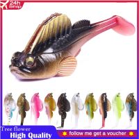 1pcs ซิลิโคน Dark Sleeper Wobbler Fishing Lure 14g Sinking Soft Lure Jig hook Swimbaits Bass Shad สำหรับ perch Tackle