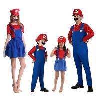 เสื้อผ้ามาริโอ ชุดเด็ก Mario Marie Mary jumpsuits วันเด็กฮาโลวีน cos