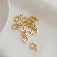 5pcs 8x13mm golden glossy irregular hand necklace pendant buckle diy handmade jewelry buckle head connection accessories