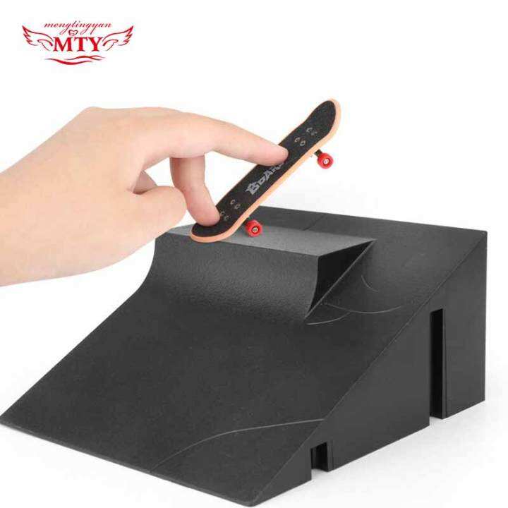 Mini Training Skating Board with Ramp Track Interesting Mini Skateboard