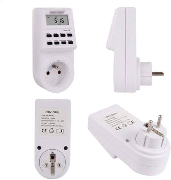 digital-timer-เครื่องตั้งเวลาเปิด-ปิดไฟ-7-days-dual-outlet-ทามเมอร์