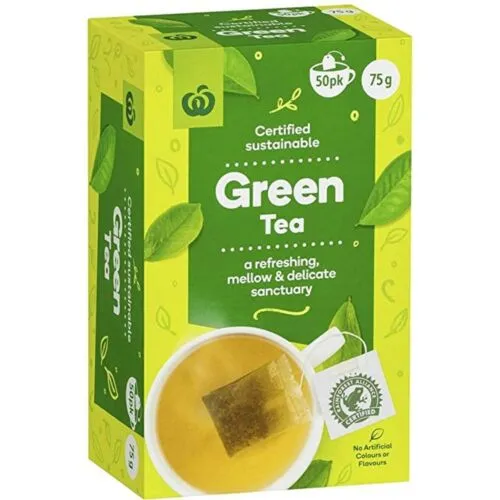 (Australia)Woolworths Green Tea 50 Tea Bags | Lazada