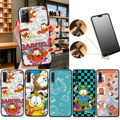 TTL27 Garfield อ่อนนุ่ม High Quality ซิลิโคน TPU Phone เคสโทรศัพท์ ปก หรับ Samsung Galaxy A50S A40S A30S A20S A91 A81 A71 A51 A41 A21S A70 A50 A30 A20 A12 A13 A22 A31 A11