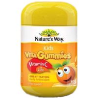 Natures Way Kids Smart Vita Gummies Vitamin C + Zinc 60 Gummies เยลลี่วิตามินซี + ธาตุสังกะสี สำหรับเด็ก