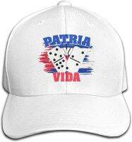 Patria Y Viva Cuba Libre แซนวิชหมวกแก๊ปหมวกคุณพ่อใส่ได้ทั้งชายและหญิงกีฬาดวงอาทิตย์หมวกลำลองปรับได้สำหรับผู้ชายผู้หญิงสีขาว