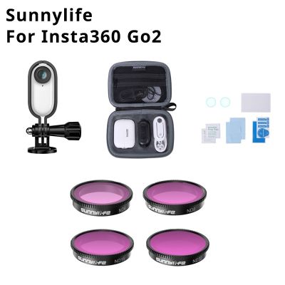 Sunnylife อะแดปเตอร์โลหะ สําหรับ INSTA360 GO2 Filter CPL MCUV ND4 ND8 ND16 ND32