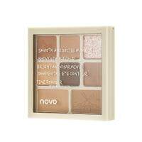 อายแชโดว์ NOVO SMOOTH AND DOCILE MAKEUP 8เฉดสี No.5604