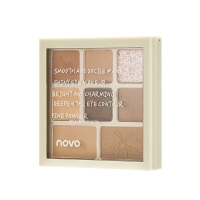 อายแชโดว์ NOVO SMOOTH AND DOCILE MAKEUP 8เฉดสี No.5604