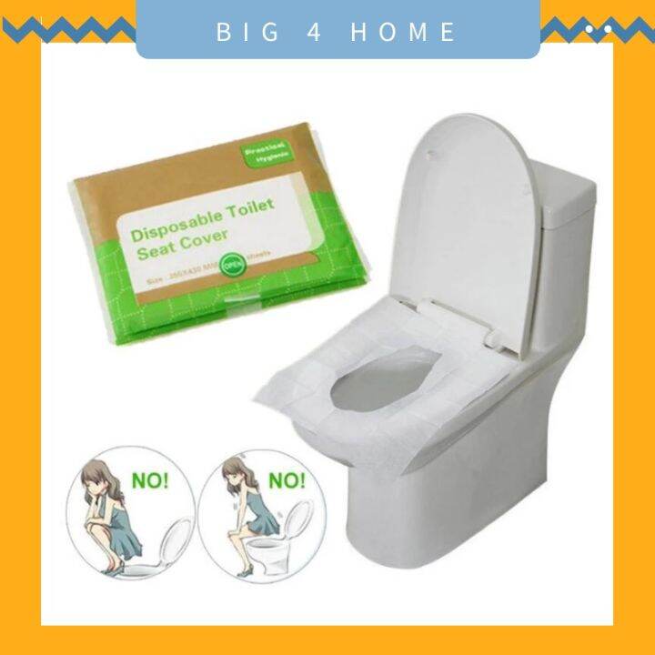 Flushable Disposable Toilet Seat Cover Paper / Tandas pakai buang larut