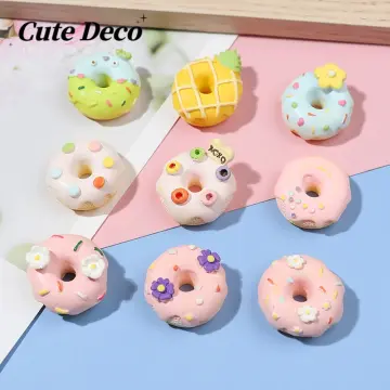 cartoon cute donuts resin charms for