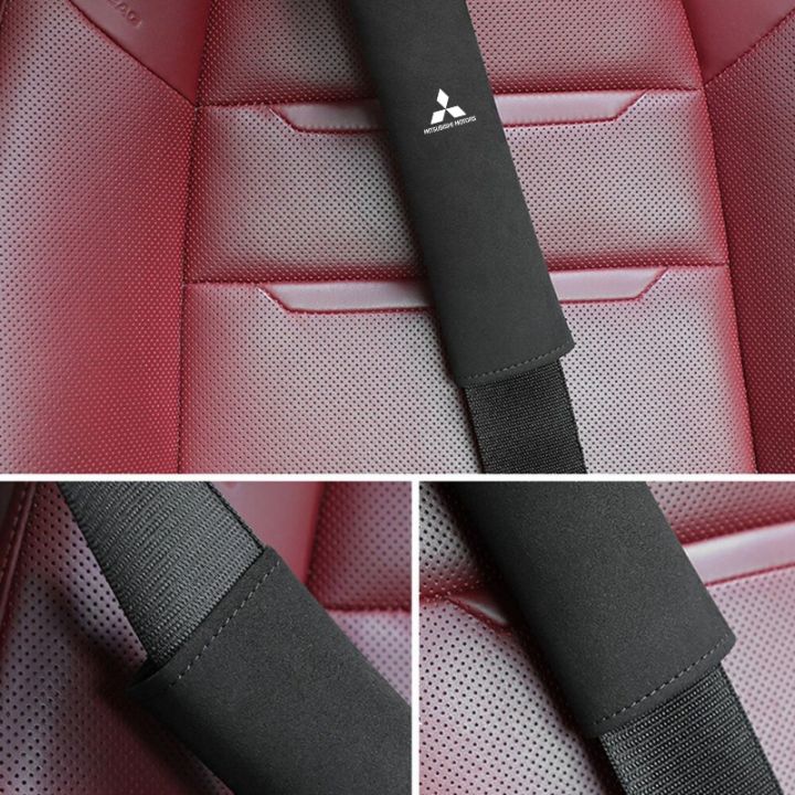car-seat-belt-shoulder-cover-auto-protection-soft-interior-accessories-for-mitsubishi-outlander-lancer-eclipse-mirage-xpander-attrage