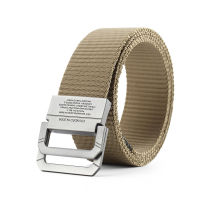 Men Belts Automatic Buckle Metal Webbing Belts for Men Canvas Nylon High Quality Strap Casual Sports Students HB009